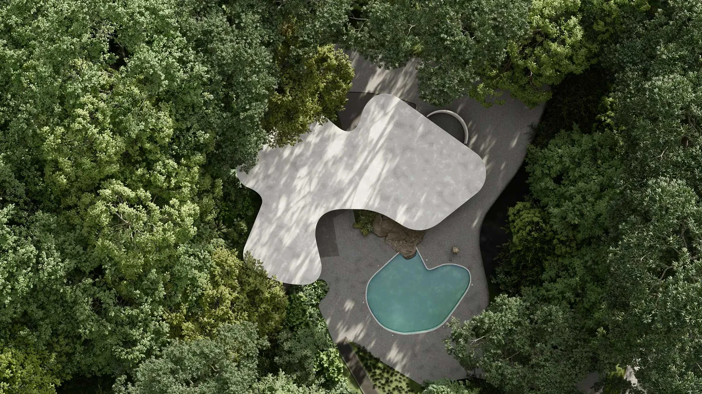 Architectural visualization rendered in Lumion