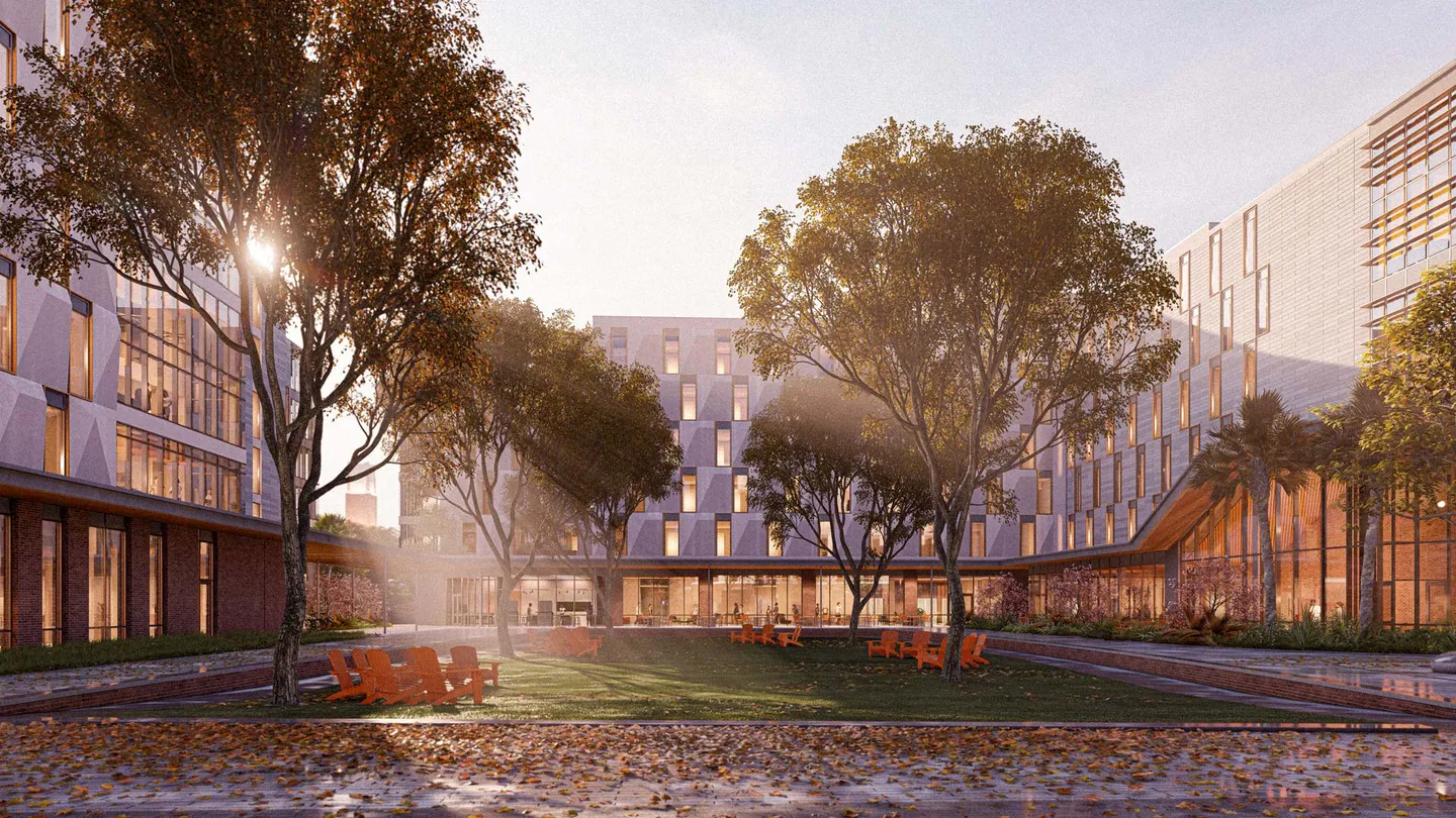 Architecture in autumn
